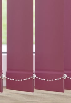 Trinity (Blackout), Mystic Magenta - Vertical Blind Slats